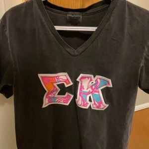 Sigma kappa comfort colors V neck